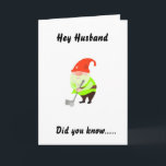 GOLFING HUMOR FOR "HUSBAND" NO SEU CARTÃO DE ANIVE<br><div class="desc">DIVERTIDO EM ENVIÁ-LO OU DÁ-LO A UM AMIGO OU MEMBRO DA FAMÍLIA QUE GOSTA DE GOLFE!!!  :) VOCÊ PODE MUDAR O PAI PARA "QUALQUER UM" E EU ESTOU FAZER MAIS.</div>