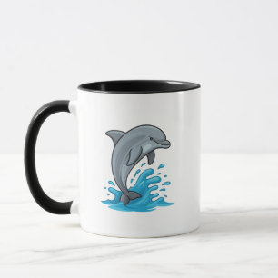 Golfinho Alegre Splash - Caneca