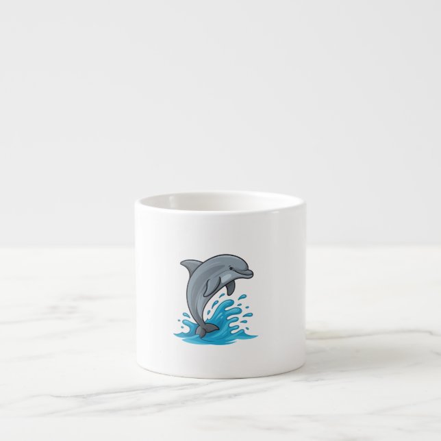 Golfinho Alegre Splash - Caneca Especial (Frente)