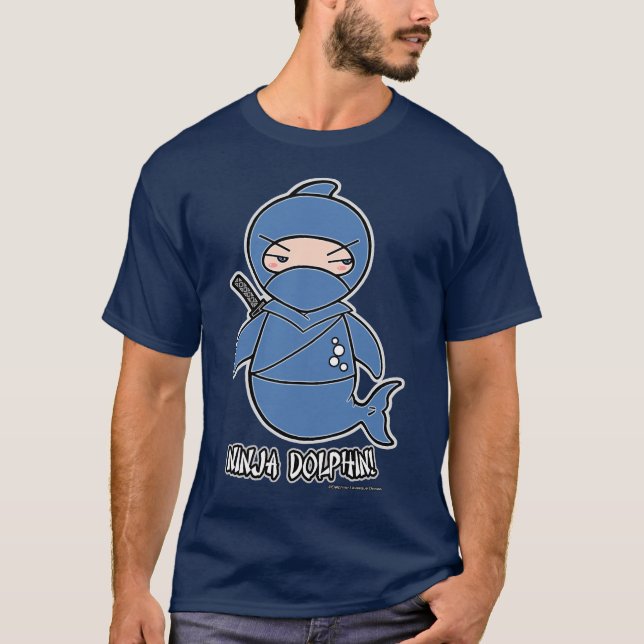 Golfinho de Ninja! T-shirt (Frente)