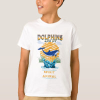 Golfinho é a Minha Espiritualidade Camiseta