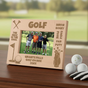Golfista de Golfe Personalizado O Buraco É o Objet