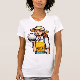 Golfista feminino - Camisa de Golfe