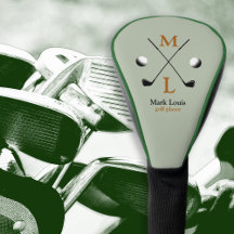 golfista. monograma do jogador de golfe