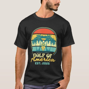 Golfo Da América Dos Eua Camisa Est 2025 Retro Vin