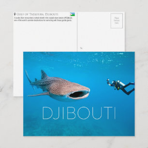 Golfo de Tadjoura, Djibouti Cartão Postal de Viage