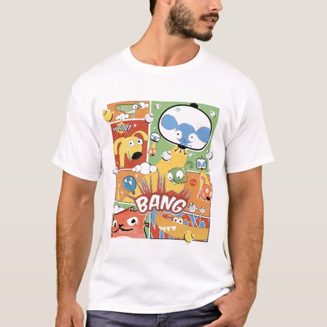 GOLPE! Camisa de Aleloop da banda desenhada (Frente)