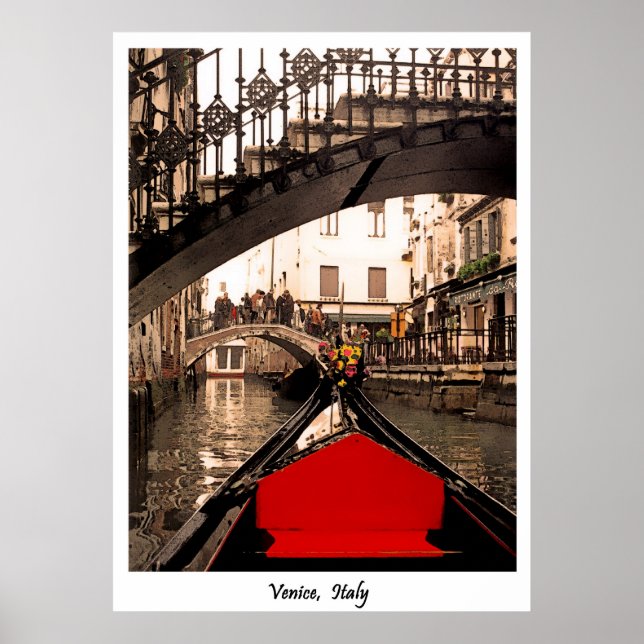 GONDOLA SOB PONTE, poster (Frente)
