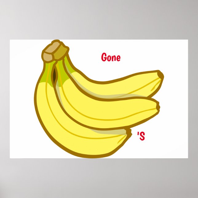 Gone Bananas Poster (Frente)