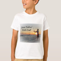 "Gone Fishin" com Camisa Pai para Crianças