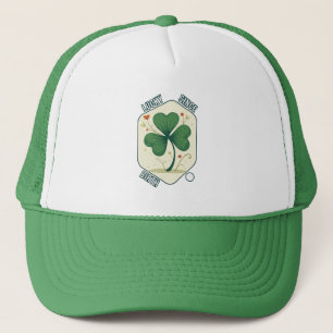 Good Luck Shamrock St Patrick’s Day - boné