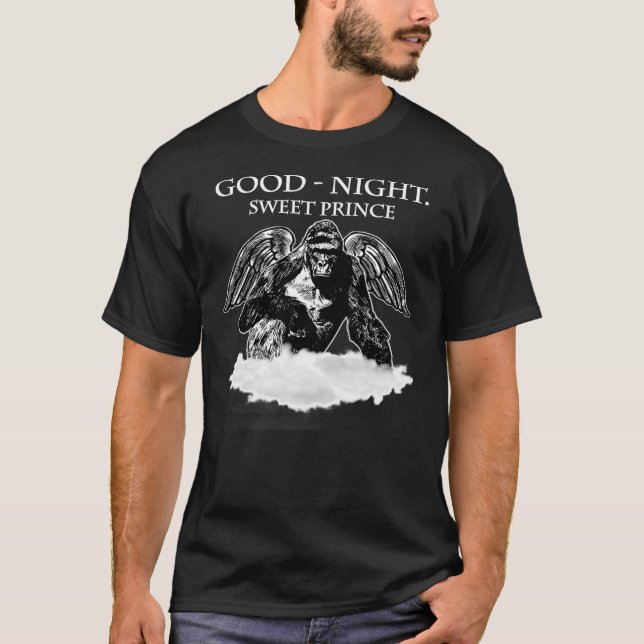 Good Night, Sweet Prince Harambe Essential T-Shirt (Frente)