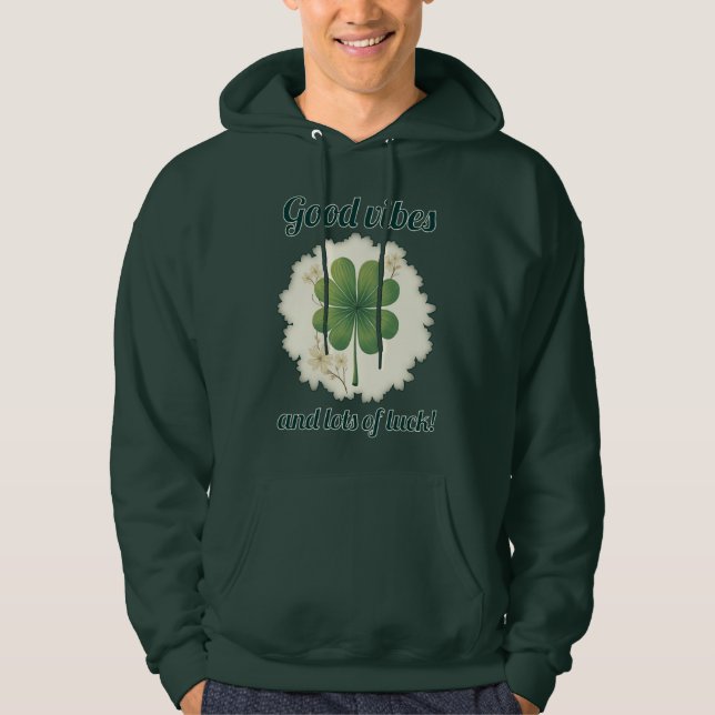 Good Vibes St Patrick’s Day Shirt – Moletons (Frente)