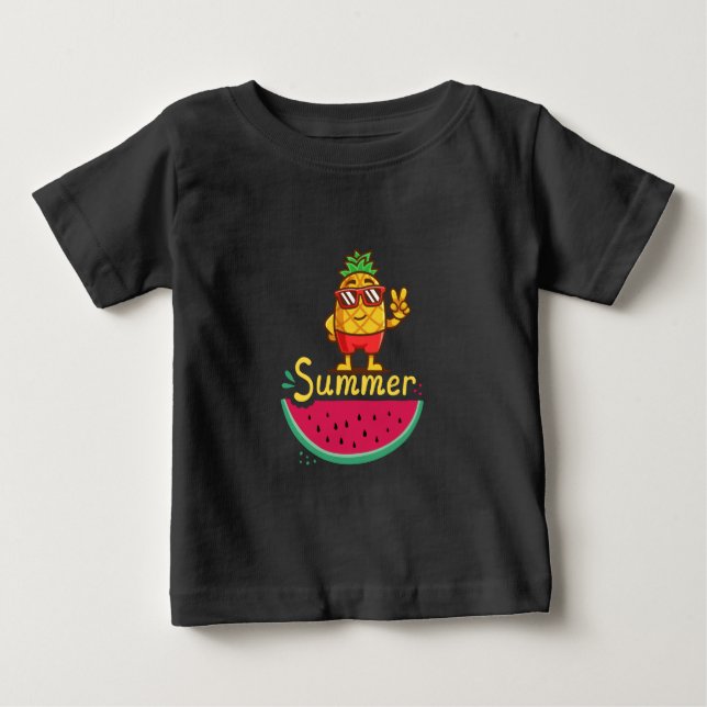 Goodbye School Hello Summer Time T-Shirt (Frente)