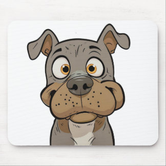 "Goofy Pup Love - Engraçado Dog Mousepad Gift for 