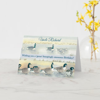 Goose Absolutamente Incrível Tio Divertido Cartão 
