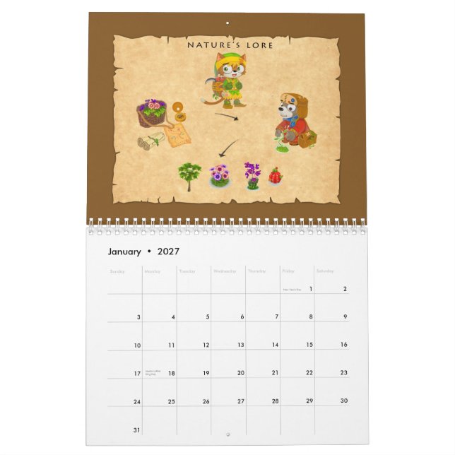 GoPets que Crafting o calendário 2008 (Jan 2027)