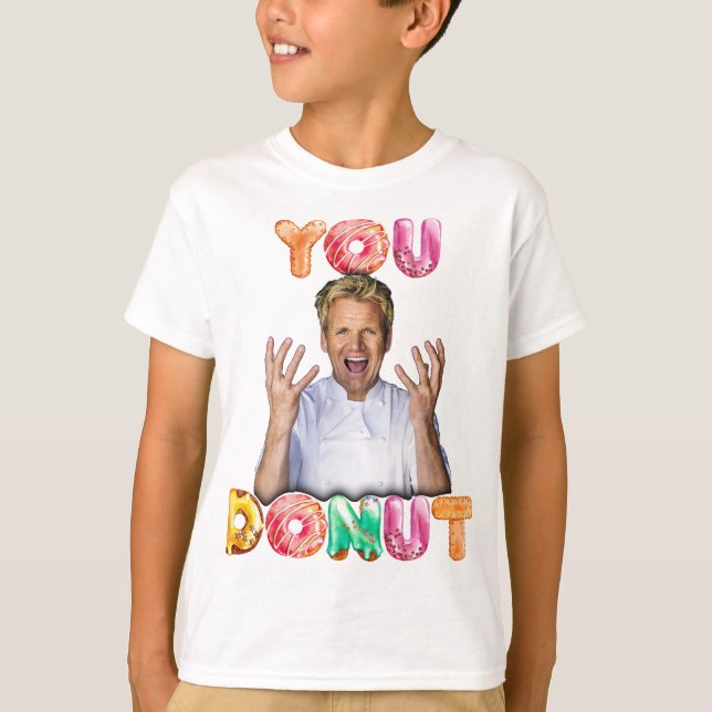 Gordon Ramsay, camisa Rosquinha para crianças (Frente)