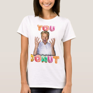 Gordon Ramsay, sua camisa de Rosquinha