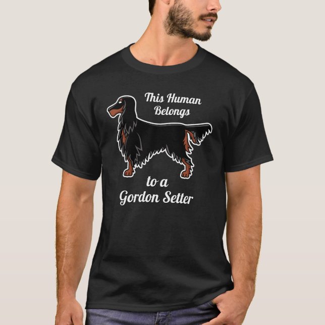 Gordon Setter Icon T-Shirt (Frente)