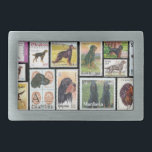 Gordon Setter Stamps Belt Buckle<br><div class="desc">internacional Gordon Setter Stamps Belt Buckle</div>