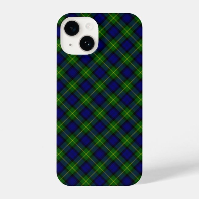 Gordon Tartan xadrez verde azul (Verso)