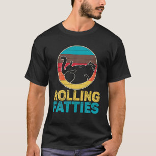 Gorduras Rolantes Camisa De Gato Engraçada Gato Em