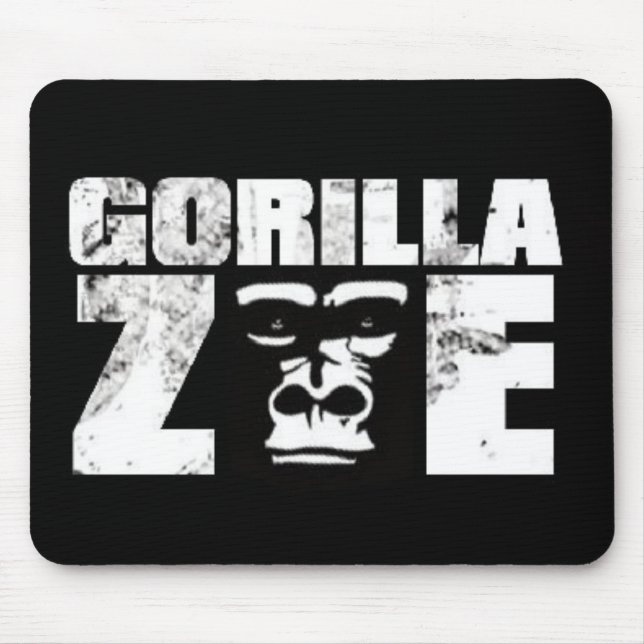 Gorila Zoe Mousepad - logotipo (Frente)