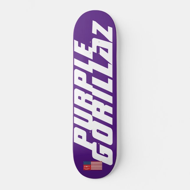 GORILAS ROXAS Skateboard (Frente)