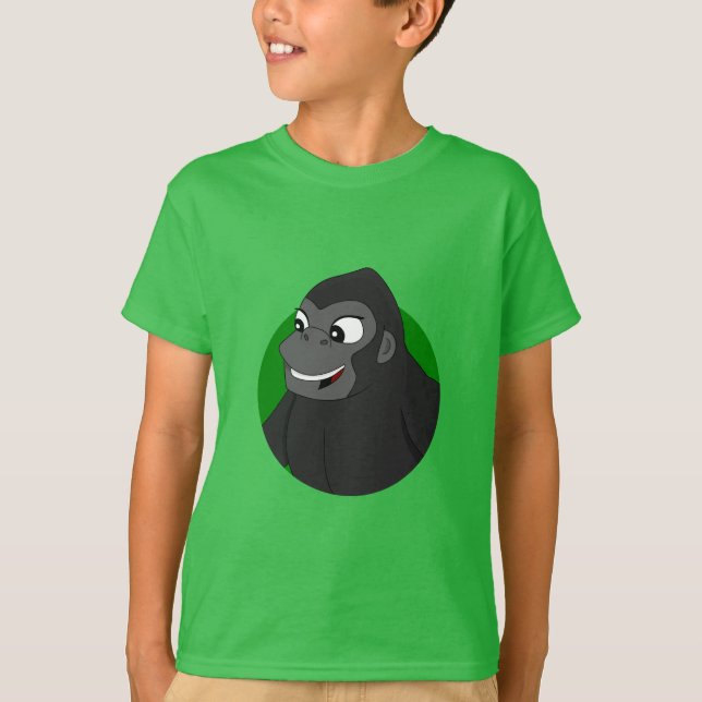 Gorilla Cartoon T-Shirt (Frente)