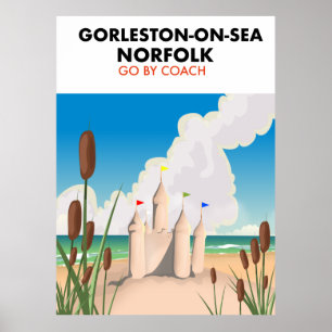 Gorleston-Sea Norfolk Beach poster