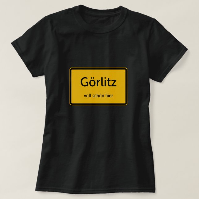 Görlitz Damen Frauen T-Shirt Tshirt Shirt (Frente do Design)