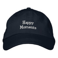Gorra Navy Personalizada com Boné "Momentos Felize