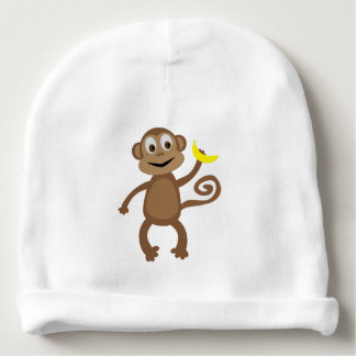 Gorro Para Bebê Macaco - chapéu recém-nascido da floresta húmida