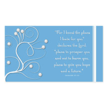 Gospel Tract Plan de Salvação Blue Swirl