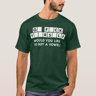 Gostaria de Comprar uma Vogal Camiseta Adulto Engr