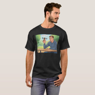 Gosto de frango, camiseta preta