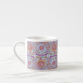 gota do café da caneca de café do pastel do mar do