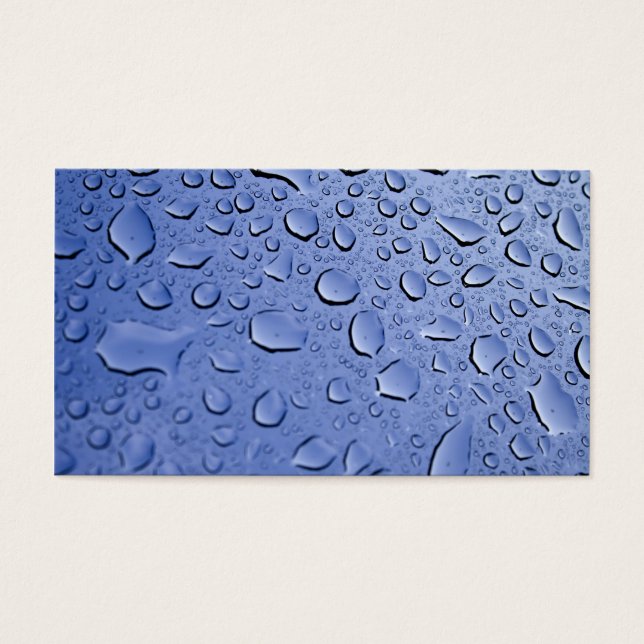 Gotas de Água Azul (Frente)