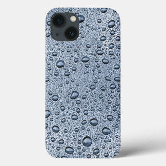 Gotas de água de cinza de Gunmetal - capas de ipho