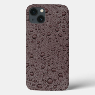 Gotas de água marrom marrom capas de iphone de gab