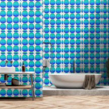 Gotas de Vidro Azul Aqua