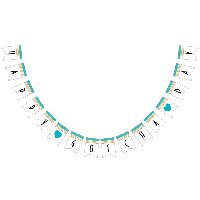 Gotcha bandeira feliz do partido da adopção do dia (Todos)