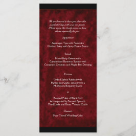 Gothic Angel no menu Red Velvet Wedding