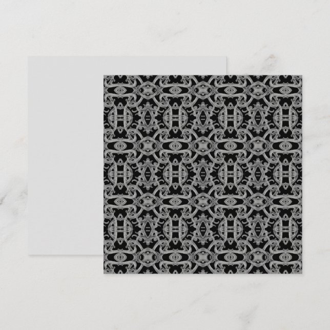 GOTHIC Cartão Quadrado Plano 5,25" (Frente/Verso)