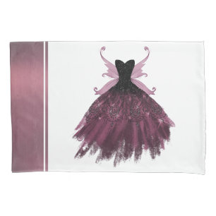 Gothic Fairy Fuchsia Gown Magenta Rosa-Rosa-Boca