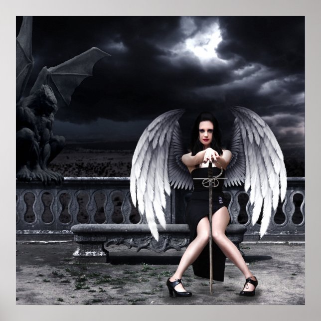 Gothic fallen angel poster (Frente)