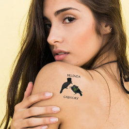 Gothic Halloween Black Roses Crows Wedding