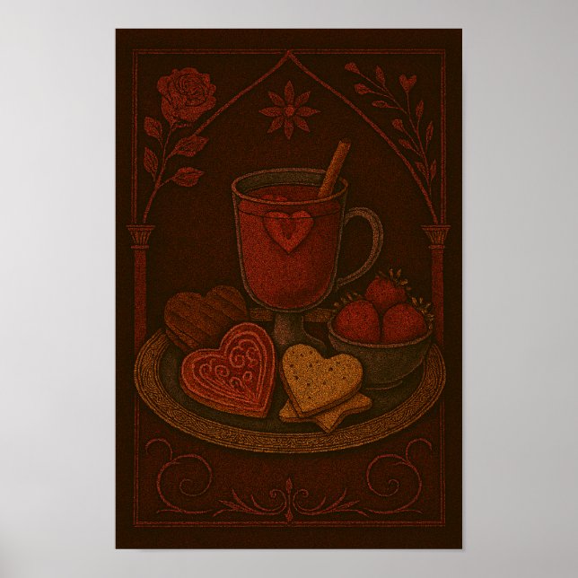 Gothic Valentine Day Poster (Frente)