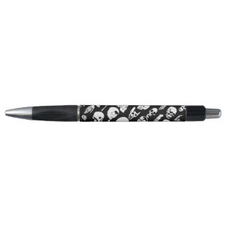 Gótica Vintage Spooky Skulls Caneta